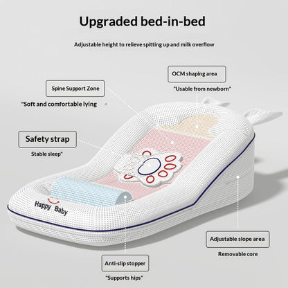 Vertibliss Adjustable Incline Baby Bed‑in‑Bed (0–2 Years)