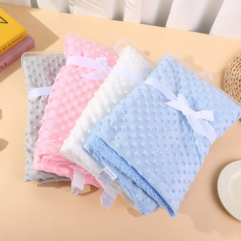 Vertibliss Bunny Bubble Soft Double-layered Thermal Baby Blanket